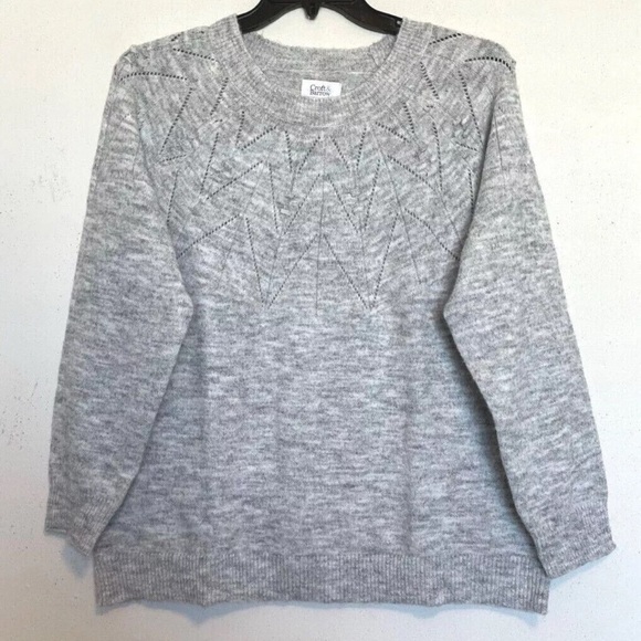 Croft and Barrow Women’s Extra soft Gray Knit Sweater 3X - Picture 1 of 4